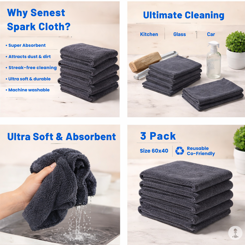 Senest Spark Cloth🌟- Ultra Absorb Nano Cleaning Power!